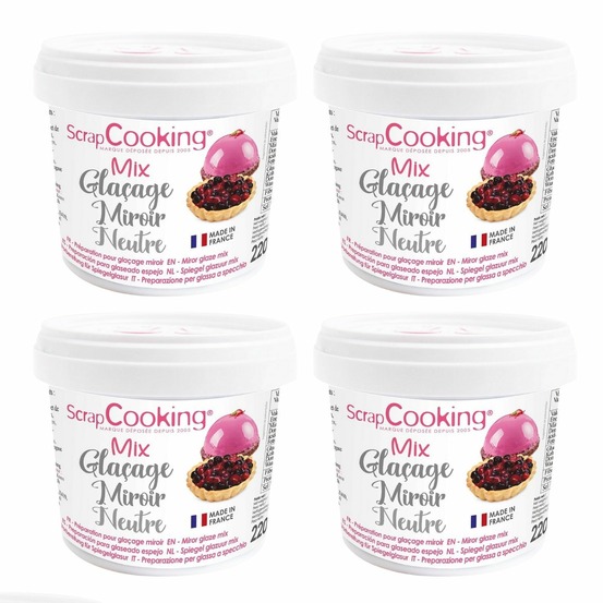 Préparation glaçage miroir neutre 880 g