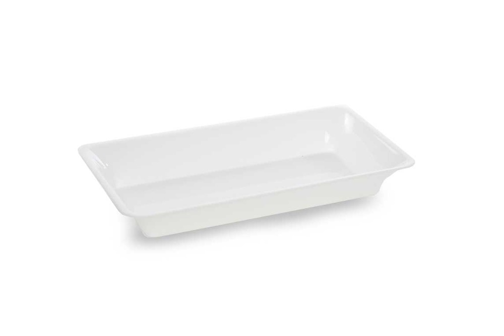 Plateau en plexiglas gastronorme gn 1/3 325x176x50mm blanc - matériel chr pro