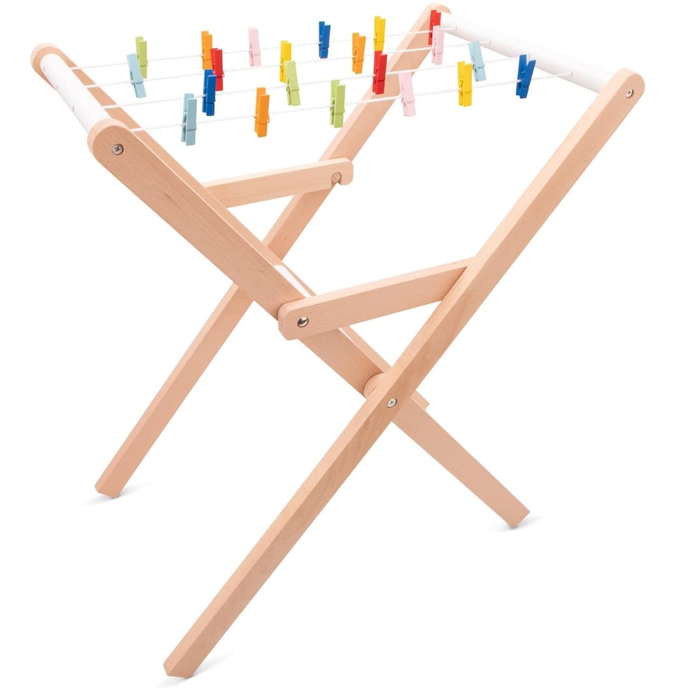 Étendoir à linge en bois