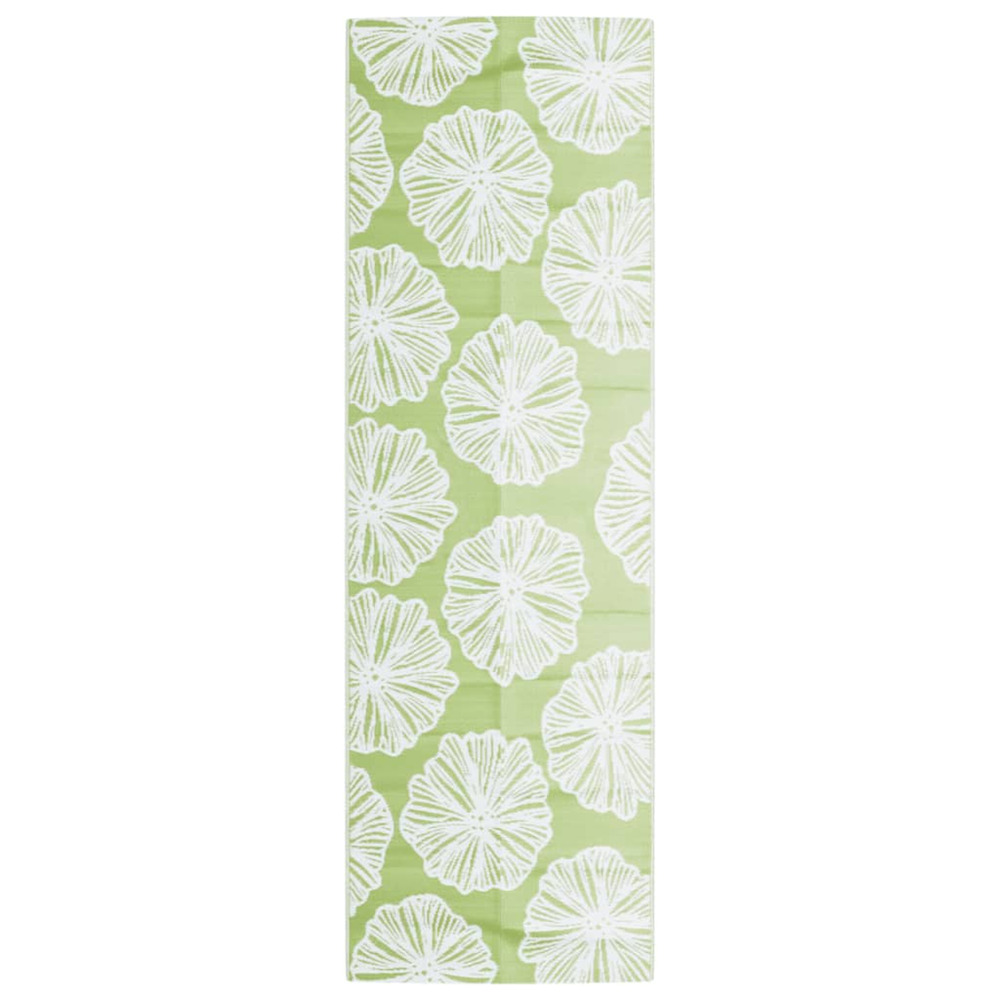 Tapis d'extérieur arakil vert 80x250 cm pp