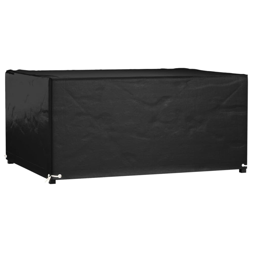 Housse de salon de jardin 8 œillets 180x135x80 cm rectangulaire