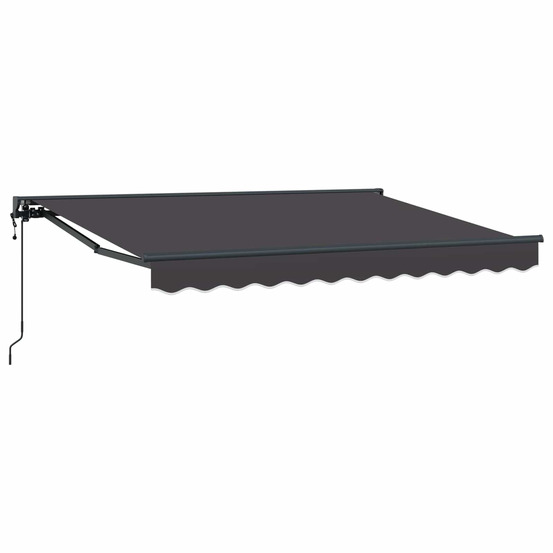 Auvent rétractable électrique anthracite 3 x 2 m