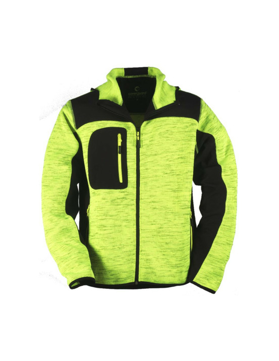 Veste softshell bora jaune fluo taille s - coverguard