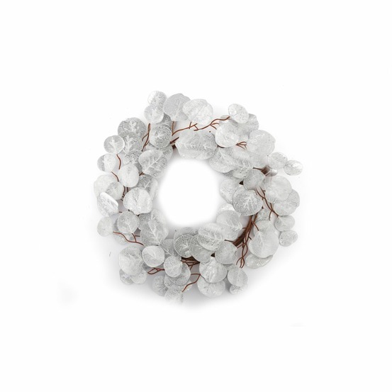 Couronne de noël design eucalyptus