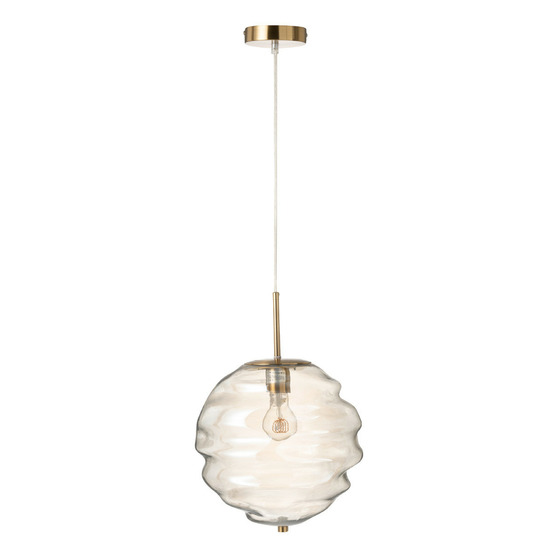 Lampe suspension en verre