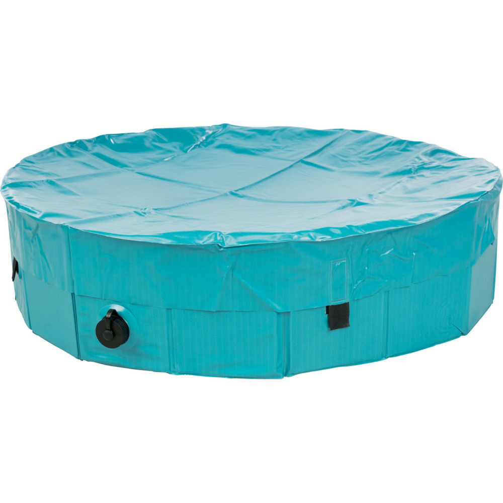Piscine pour chien, dimensions ø 160 × 30 cm gris /pétrole