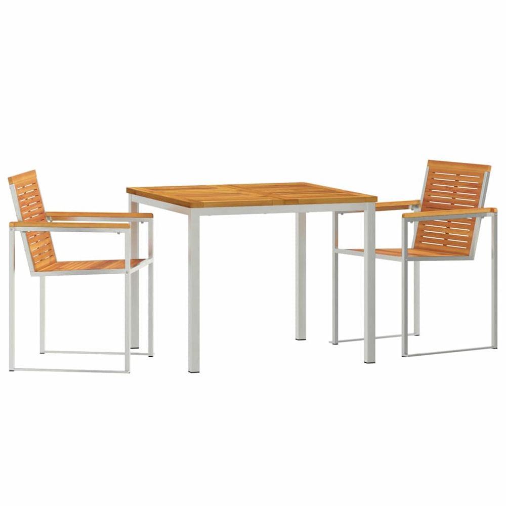 Ensemble de salle à manger pour jardin 3 pc