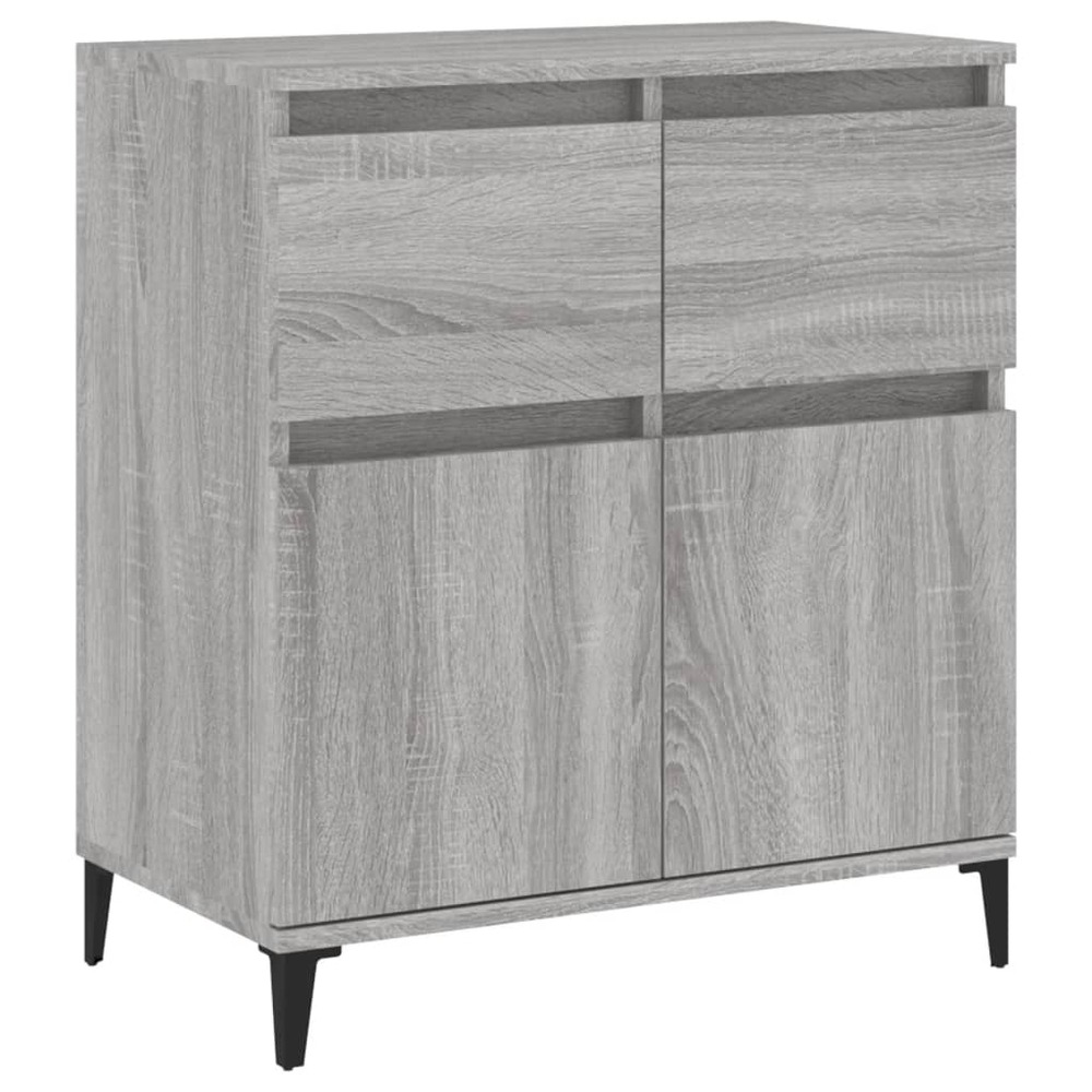 Buffet bahut commode armoire meuble de rangement organisateur cuisine salle de séjour salon sonoma 60 x 35 x 70 cm bois d'ing