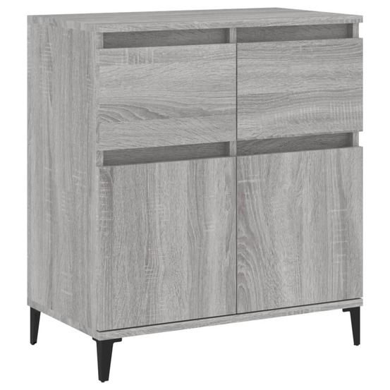 Buffet bahut commode armoire meuble de rangement organisateur cuisine salle de séjour salon sonoma 60 x 35 x 70 cm bois d'ing