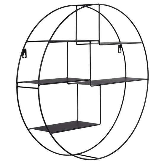 Étagère sophie acier noir