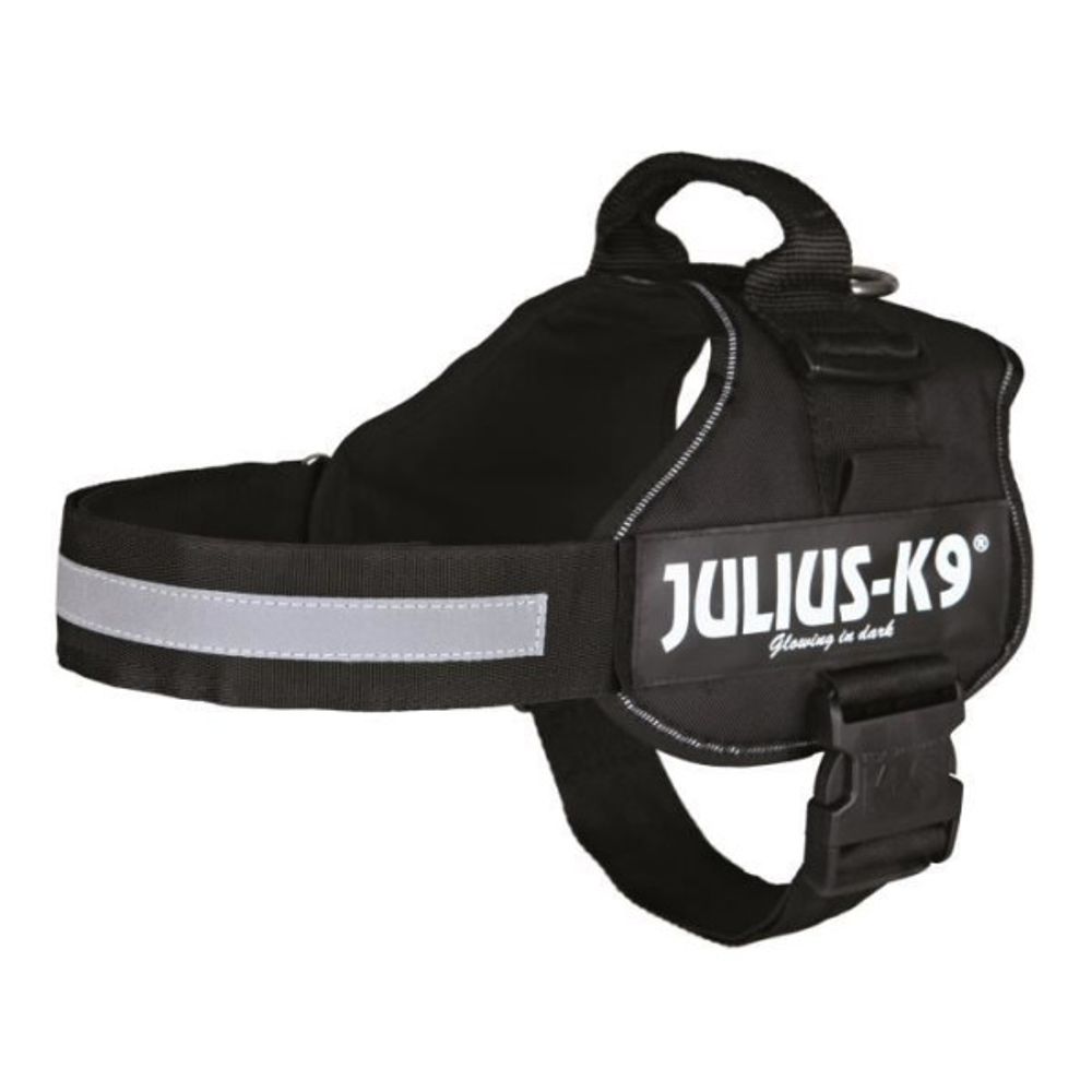 Harnais power julius-k9 - 2 - l-xl : 71-96 cm-50 mm - noir - pour chien