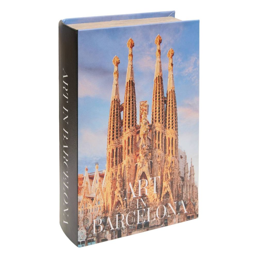 Boîte livre déco rectangulaire josh 18x27cm barcelone