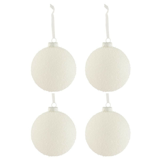 Lot de 4 boules de noël