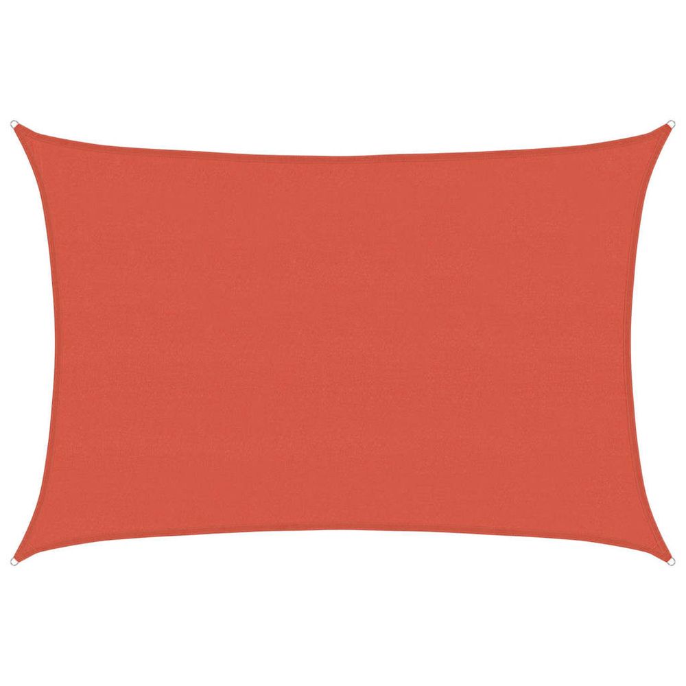 Voile d'ombrage 160 g/m² terre cuite 5x7 m pehd