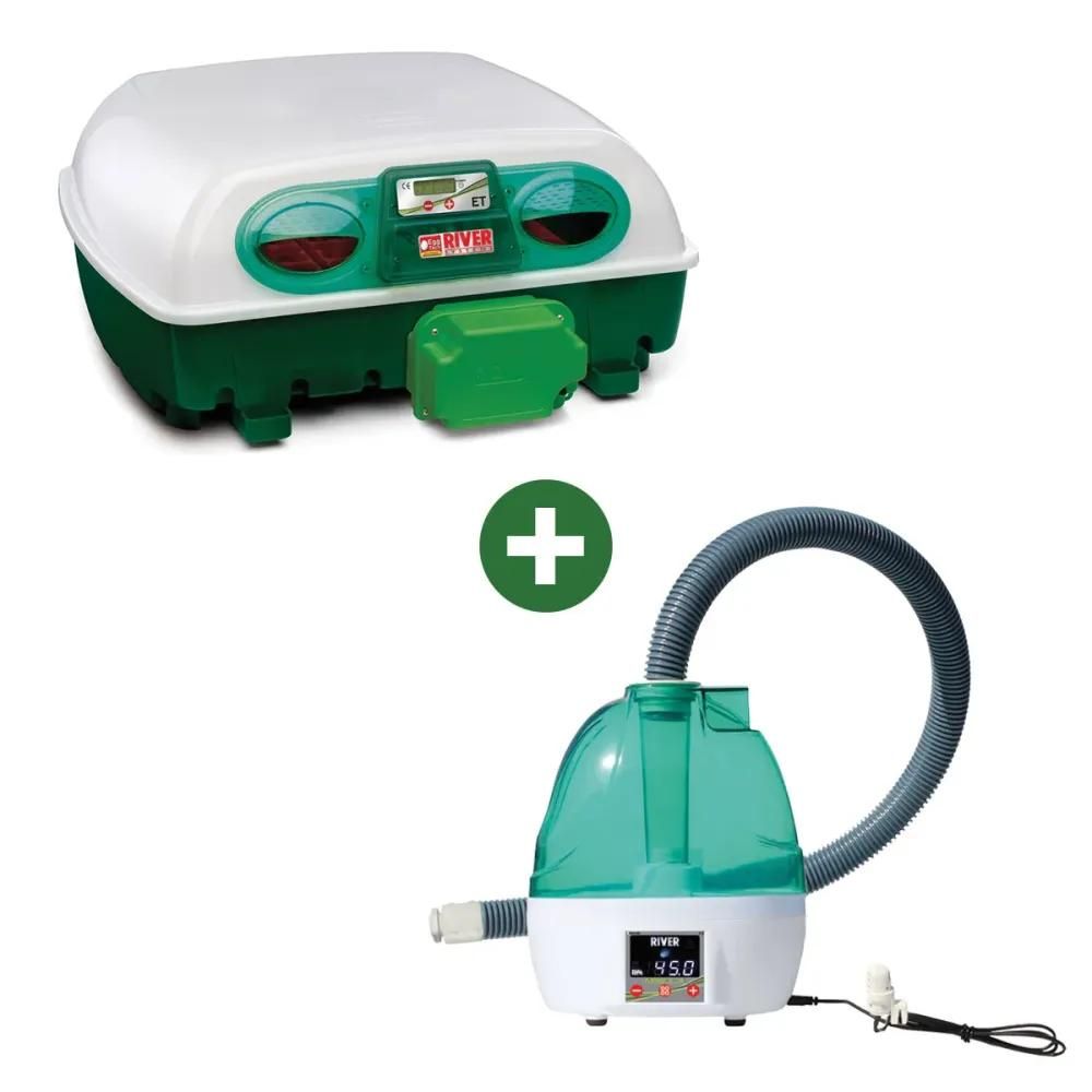 Couveuse automatique river systems egg tech 49 + humidificateur nébula