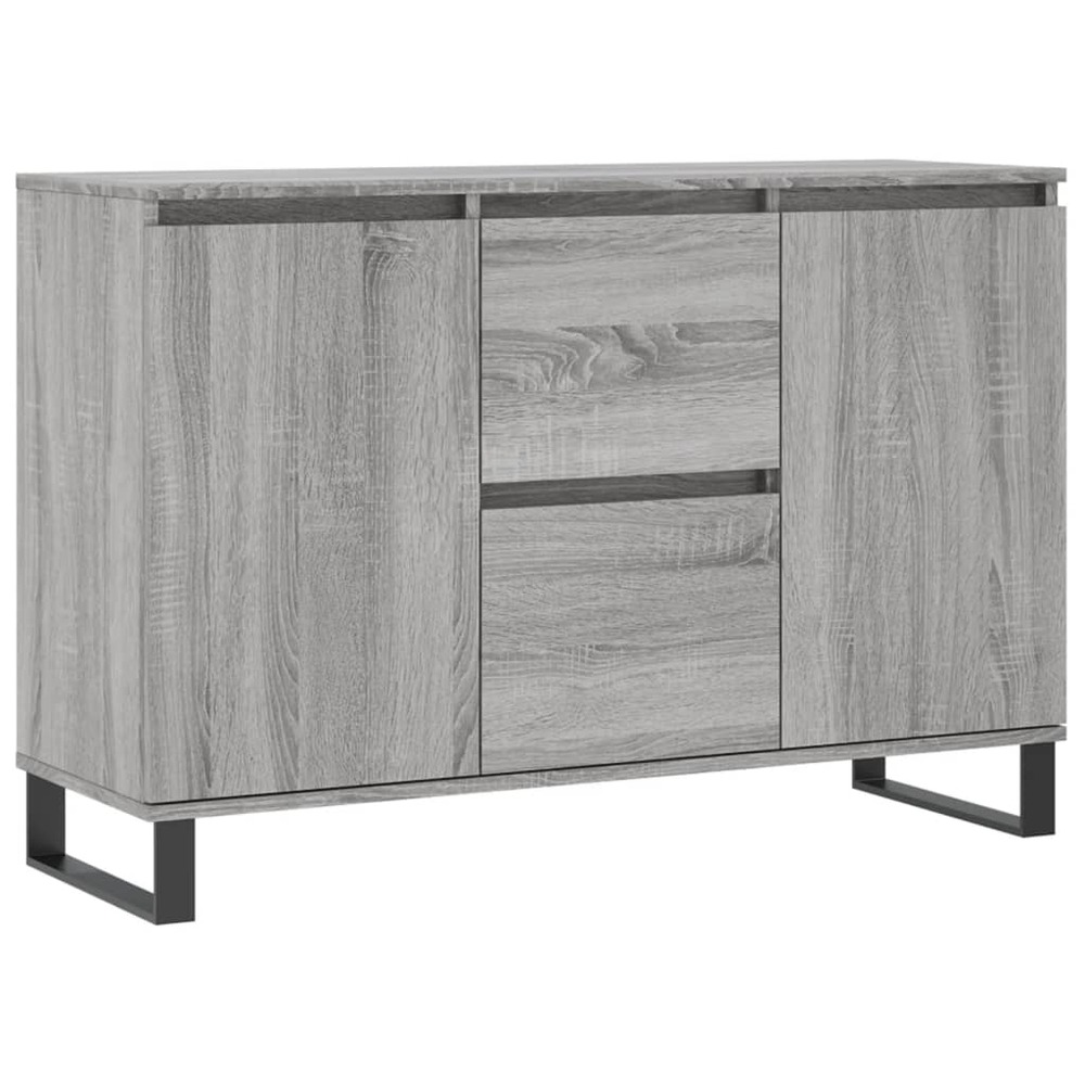 Buffet bahut commode armoire meuble de rangement organisateur cuisine salle de séjour salonsonoma 104 x 35 x 70 cm bois d'ing