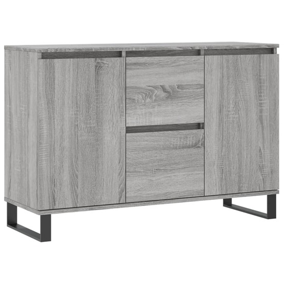 Buffet bahut commode armoire meuble de rangement organisateur cuisine salle de séjour salonsonoma 104 x 35 x 70 cm bois d'ing