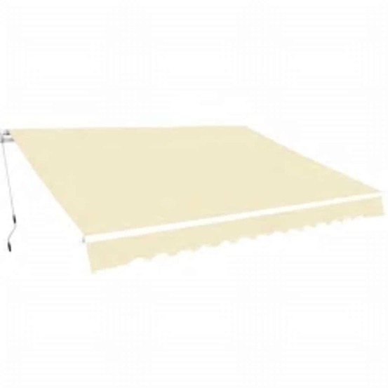 Auvent pliable manuel 600 cm crème