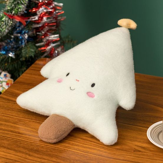 Peluche de noël - sapin blanc