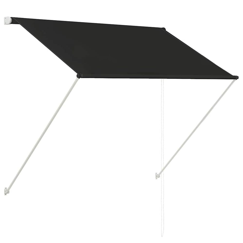 Auvent rétractable 100x150 cm anthracite