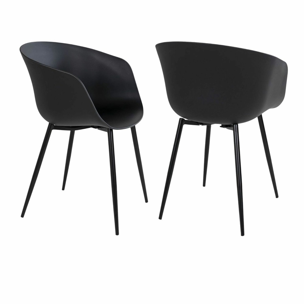 4 fauteuils de jardin noir roda