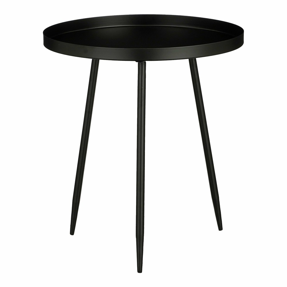 Mica decorations - table d'appoint en métal noir h44
