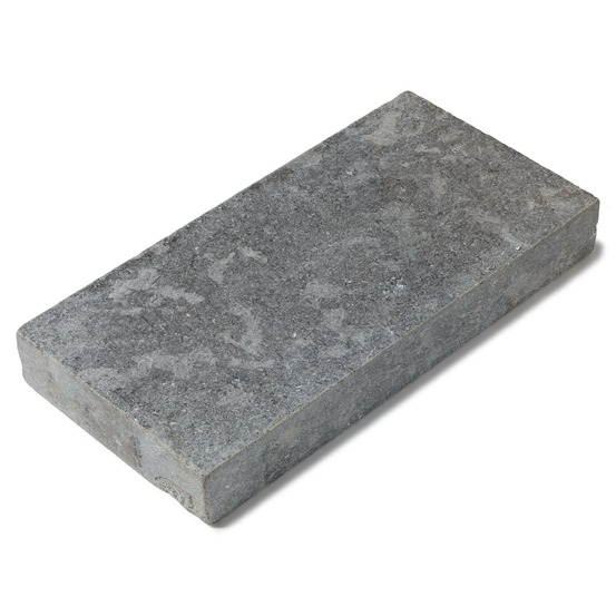 Margelle de piscine pierre d'egypte grise 60x30x8 cm bord droit (à l'unité) - ro'ma nature