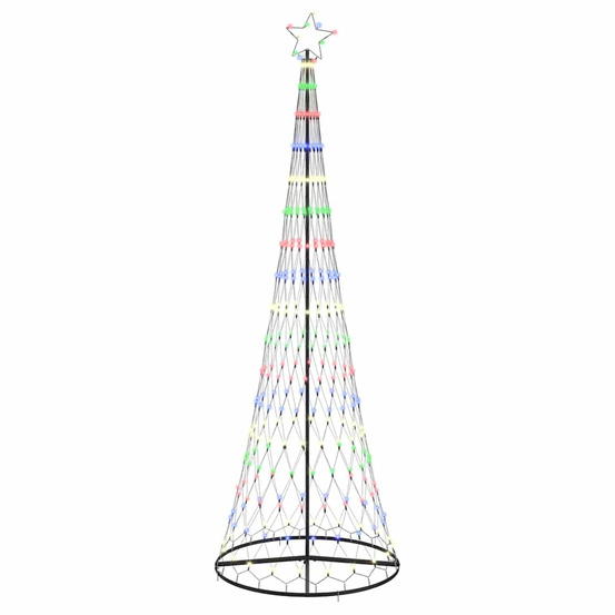 Arbre de noël led multicolore 100,5 x 100,5 x 302,5 cm métal