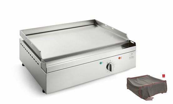 Plancha chef 55 elec - lisse + housse planet