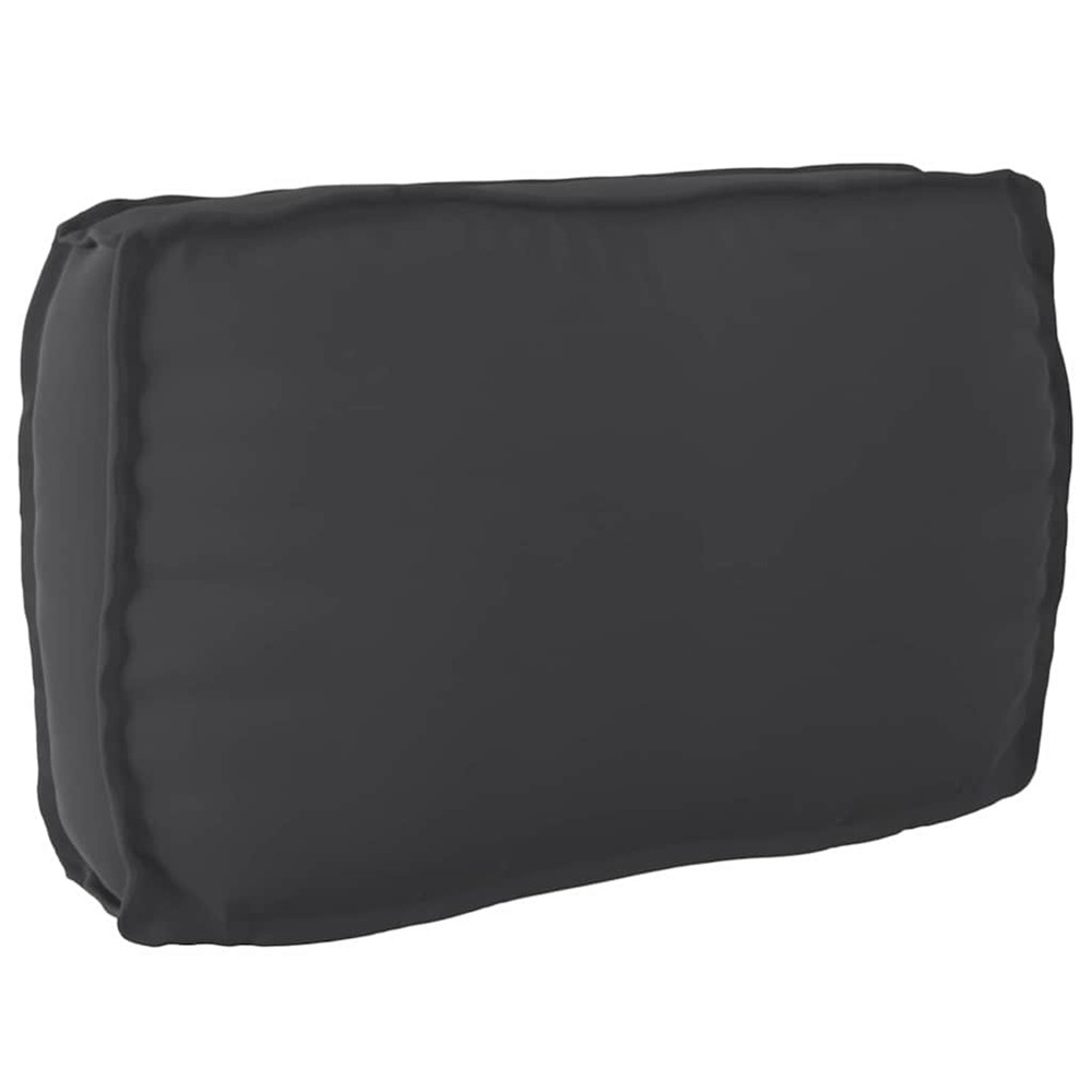 Coussin noir 70 x 40 x 12 cm tissu oxford