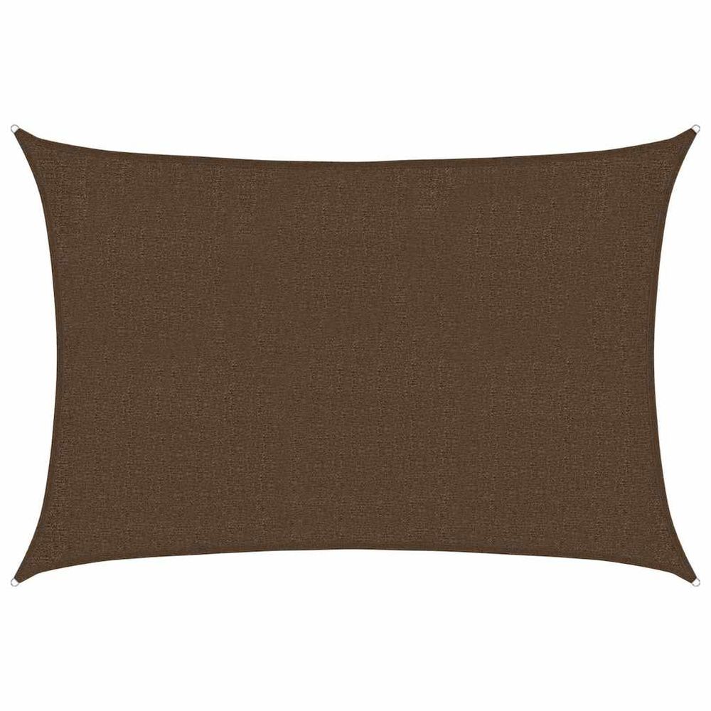 Voile d'ombrage 160 g/m² marron 2x3 m pehd