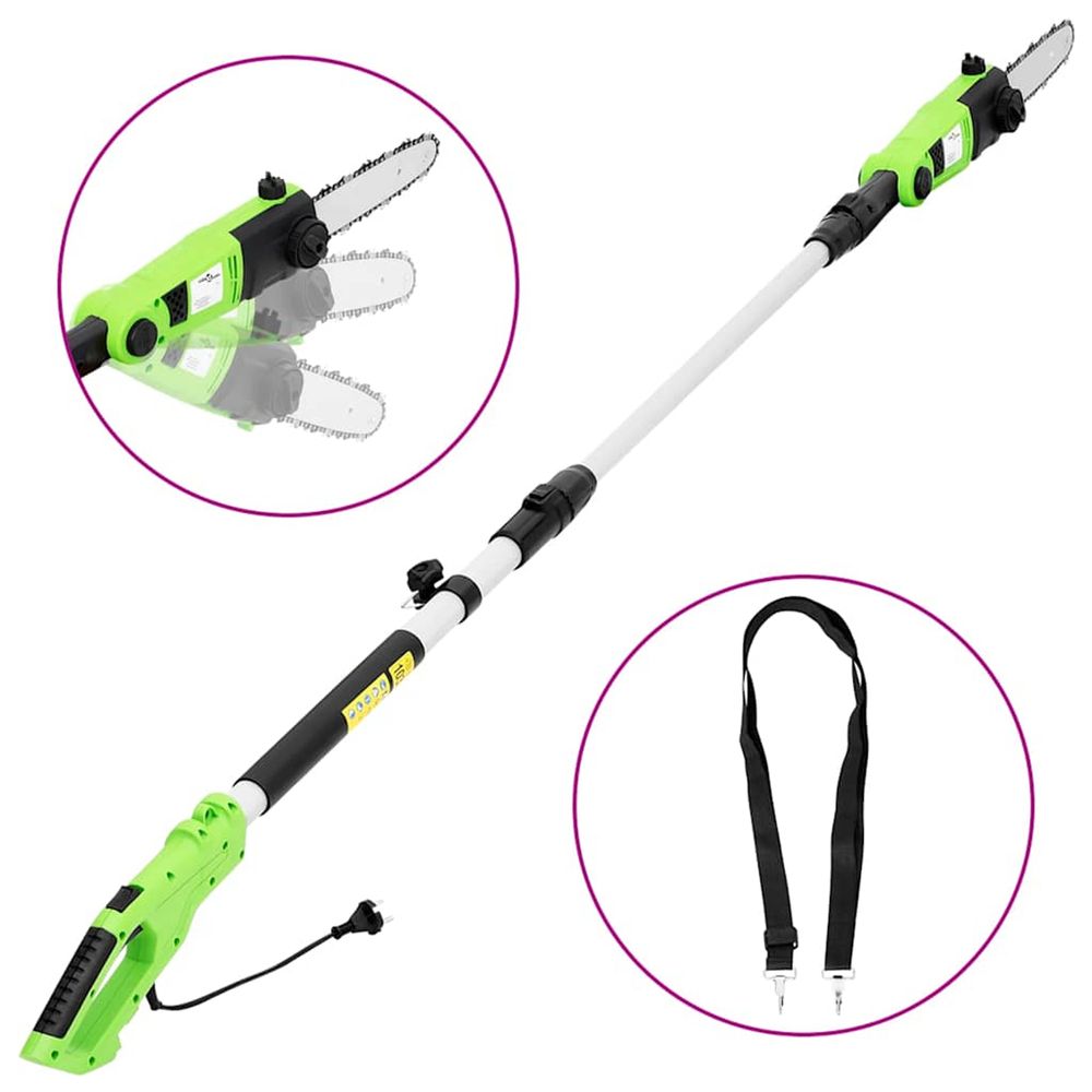 Tronçonneuse électrique à perche télescopique 25 cm 710 w