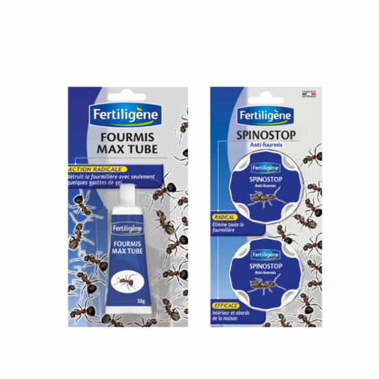 Ferti - pack lutte anti-fourmis ( tube + boite de 2 bleu )