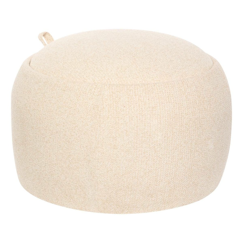 Pouf coffre elior 60x40cm creme