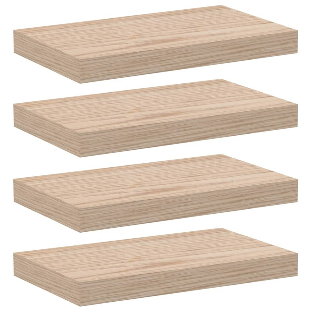 Étagères flottantes 4 pcs 40x23,5x4 cm bois d'ingénierie