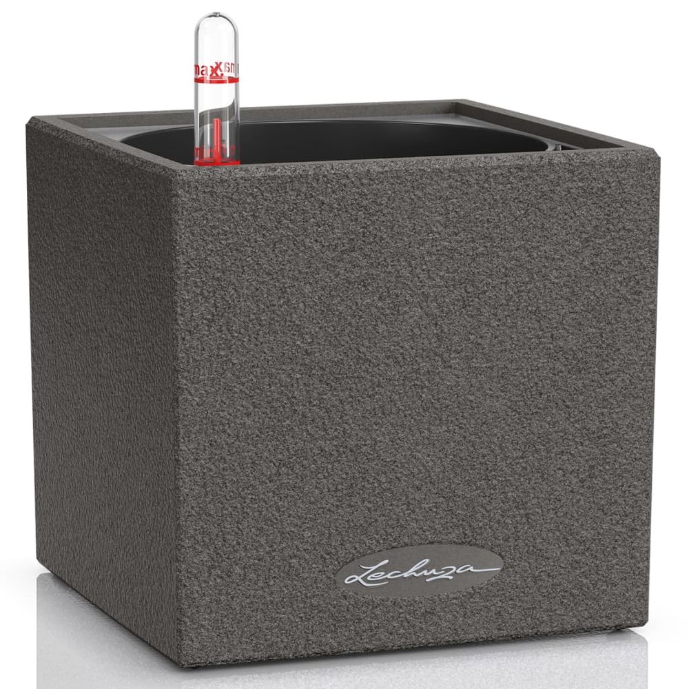 Jardinière de table canto stone 14 all-in-one noir graphite
