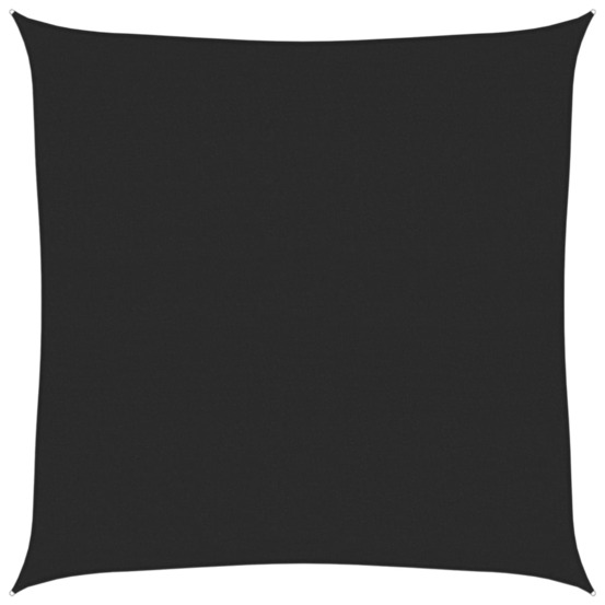Voile d'ombrage 160 g/m² noir 4,5x4,5 m pehd