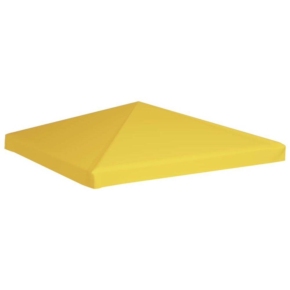 Toile de toit de belvédère 270 g/m² 3x3 m jaune