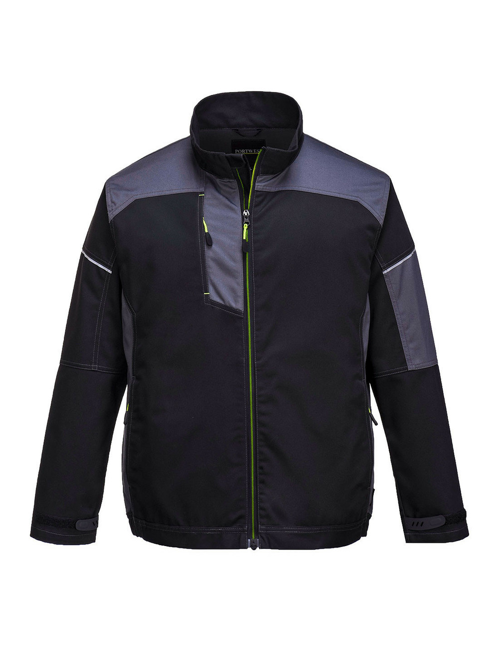 Veste de travail pw3 couleur : noir/ zoom gris taille xxxl - portwest