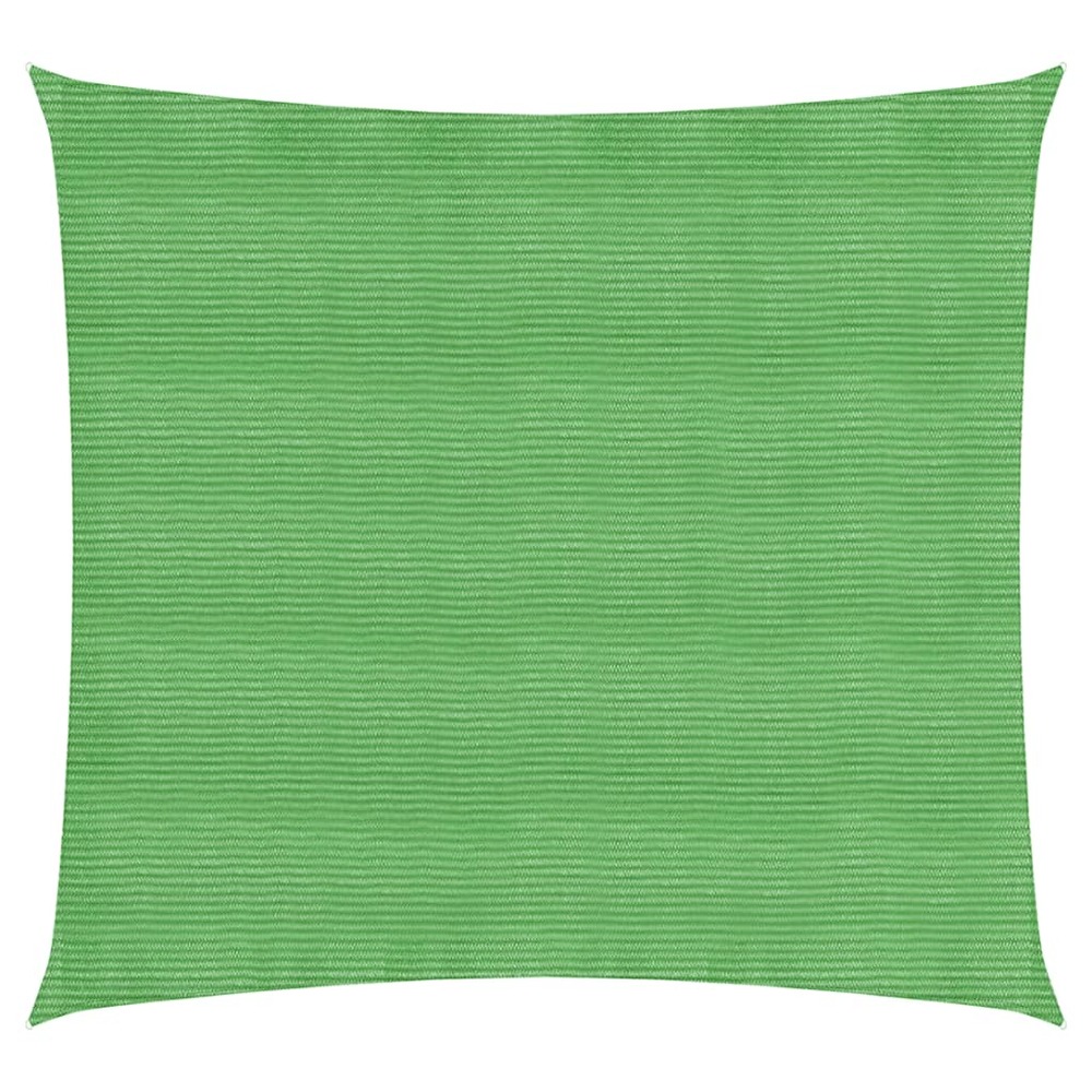 Voile toile d'ombrage parasol 160 g/m² pehd 2,5 x 2,5 m vert clair