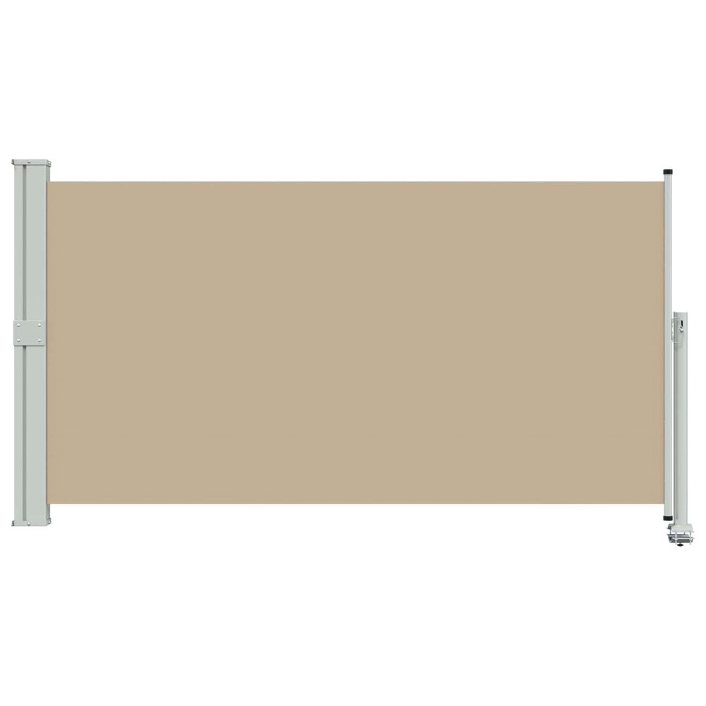 Auvent latéral 160 x 300 cm 100% polyester fer acier