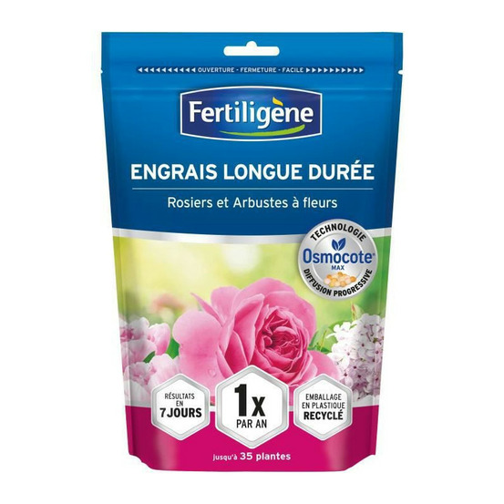 Fertiligene - engrais longue duree osmocote max rosiers et arbustes a fleurs 700g