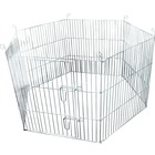 Cage d'extérieur pour lapins hexagonale 60x60 cm