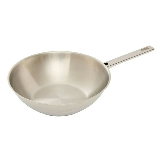 Wok en inox
