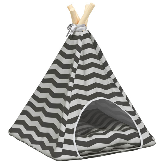 Teepee pour animaux de compagnie avec coussin 40 x 40 x 50 cm