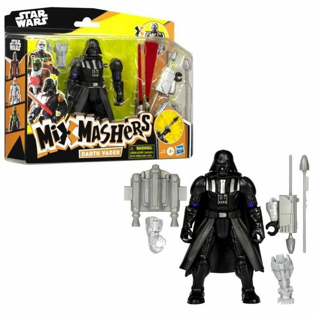 Figurine mixmashers dark vador 12 cm deluxe personnalisable à mélanger et combiner