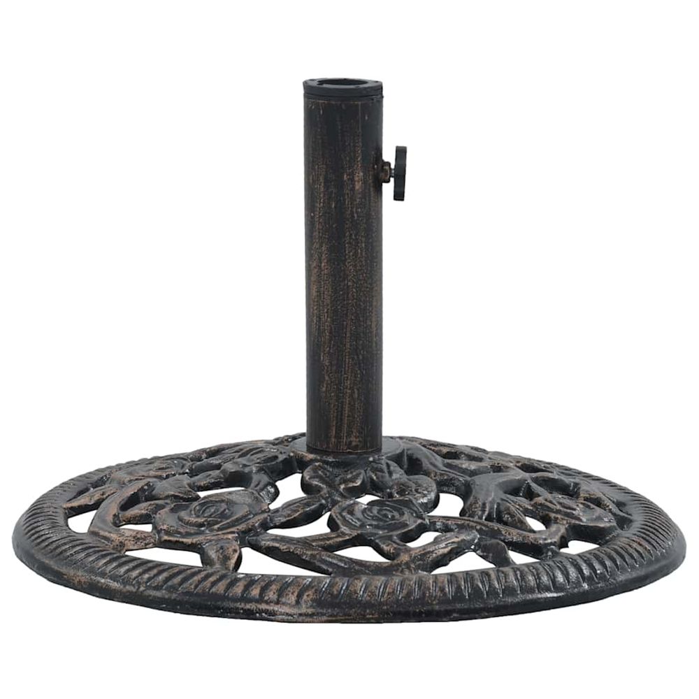 Socle de parasol Bronze 12 kg 48 cm
