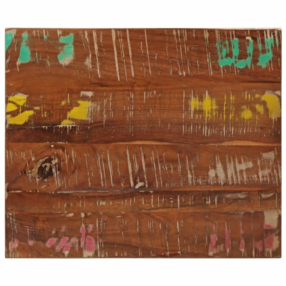 Dessus de table 60x50x2,5 cm rectangulaire bois massif récupéré