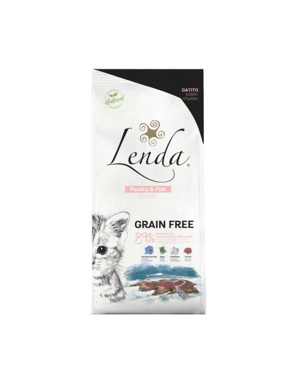 Kitten poultry & fish grain free - croquettes chaton à la dinde - 2kg