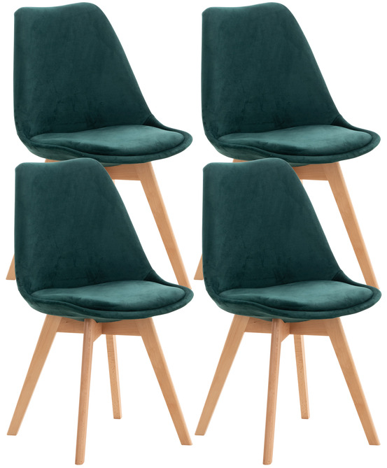 Ensemble de 4 chaises pranzo linares - élégance et confort